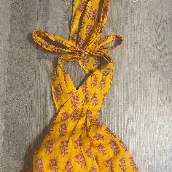 NWT J Crew Halter peplum top in sunny block print size Large - Picture 15 of 15